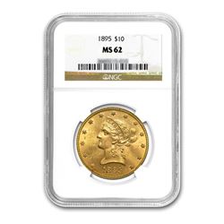 1895 $10 Liberty Gold Eagle NGC MS62