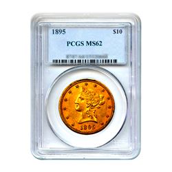 1895 $10 Liberty Gold Eagle PCGS MS62