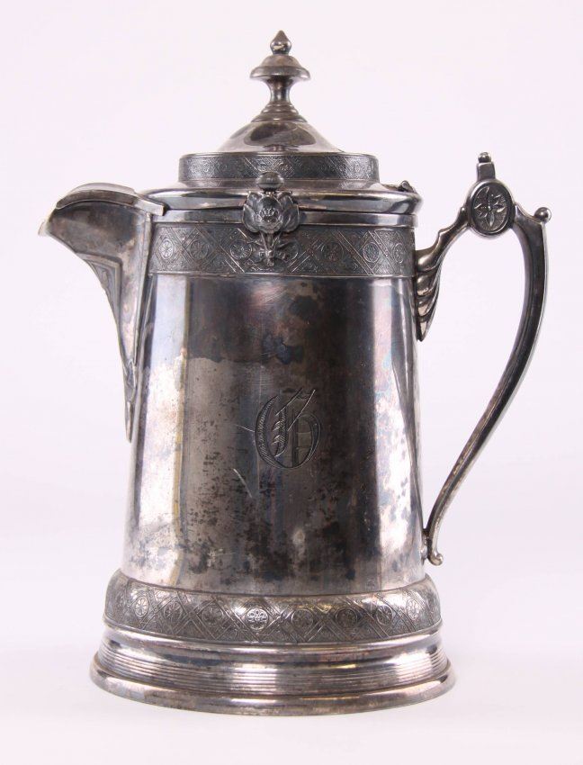 Reed & Barton, American Silverplate Ice Water Pitcher