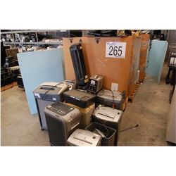 Misc. Paper Shredders, Fan , CENTRAL OFFICE LOCATION AND CONTACT INFORMATION: Reginald McKitt, 334.2