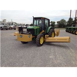 2010 JOHN DEERE 6330 MFWD FARM TRACTOR VIN/SN:655105 - 3 PTH, PTO, 1 hyd. remote, Diamond flail mowi