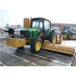 2010 JOHN DEERE 6330 MFWD FARM TRACTOR VIN/SN:654321 - 3 PTH, PTO, 1 hyd. remote, Diamond flail mowi