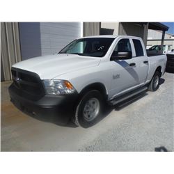 2013 DODGE RAM 1500 PICKUP TRUCK VIN/SN:1C6RR7FPXDS637103 - 4x4, crew cab, V8 gas, A/T, P/S, A/C, od