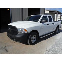 2013 DODGE RAM 1500 PICKUP TRUCK VIN/SN:1C6RR7FPXDS663815 - 4X4, crew cab, V8 gas, A/T, P/S, A/C, od
