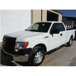 2012 FORD F150 PICKUP TRUCK VIN/SN:1FTEX1CM1CFC04006 - ext. cab, V6 gas, A/T, P/S, A/C, odometer rea