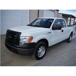 2012 FORD F150 PICKUP TRUCK VIN/SN:1FTEX1CM3CFB27106 - ext. cab, V6 gas, A/T, P/S, A/C, odometer rea