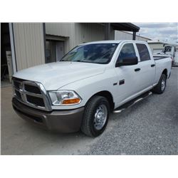 2011 DODGE RAM 2500 PICKUP TRUCK VIN/SN:3D7TP2CT5BG589917 - crew cab, V8 gas, A/T, P/S, A/C, odomete