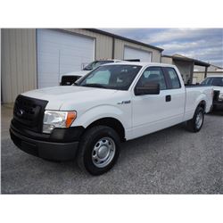 2011 FORD F150 PICKUP TRUCK VIN/SN:1FTEX1CM8BFB46880 - ext. cab, V6 gas, A/T, P/S, A/C, odometer rea