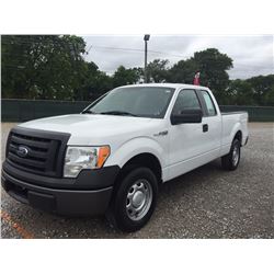 2011 FORD F150 PICKUP TRUCK VIN/SN:1FTEX1CM2BFC07169 - ext cab , V6 gas, A/T, P/S, A/C, odometer rea