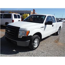 2010 FORD F150 PICKUP TRUCK VIN/SN:1FTFX1CV9AKB68311 - ext. cab, V8 gas, A/T, P/S, A/C, odometer rea