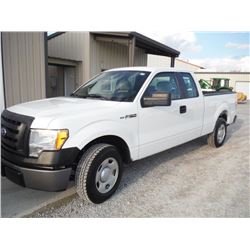 2009 FORD F150 PICKUP TRUCK VIN/SN:1FTRX12V69FA55306 - ext. cab, V8 gas, A/T, P/S, A/C, odometer rea