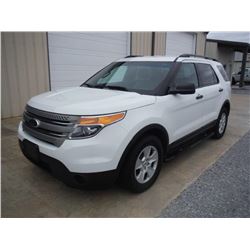 2013 FORD EXPLORER SUV VIN/SN:1FM5K8B81DGC96446 - 4x4, V6 gas, A/T, P/S, A/C, odometer reading 89,26