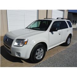 2010 MERCURY MARINER VIN/SN:4M2CN9BG2AKJ28057 - 4x4, V6 gas, A/T, P/S, A/C, odometer reading 112,551