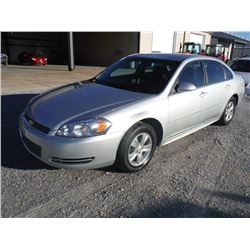 2012 CHEVROLET IMPALA VIN/SN:2G1WF5E2C1259180 - V6 gas, A/T, P/S, A/C, odometer reading 98,806 miles