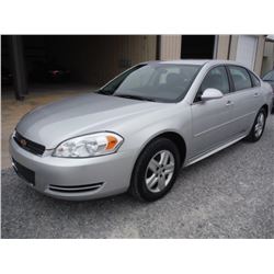 2011 CHEVROLET IMPALA VIN/SN:2G1WF5EK0B1135415 - V6 gas, A/T, P/S, A/C, odometer reading 125,407 Mil