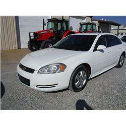 2011 CHEVROLET IMPALA VIN/SN:2G1WF5EK8B1135307 - V6 gas, A/T, P/S, A/C, odometer reading 159,468 mil
