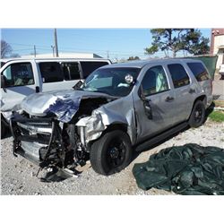 2013 CHEVROLET TAHOE VIN/SN:1GNLC2E02DR327615 - V8 gas, A/T, P/S, A/C, odometer reading 49,252 miles