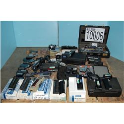 Misc. cell phones, dist. Measurer, cameras, planimeter, digital thermometer, LOCATION AND CONTACT IN