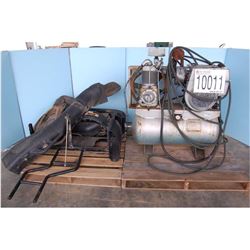 Air compressor, grass bagger, LOCATION AND CONTACT INFORMATION: AREA 1 Danny White, EMS 256.582.2254