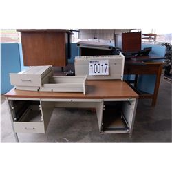 Misc. modular furniture, desks, table, LOCATION AND CONTACT INFORMATION: AREA 1 Danny White, EMS 256