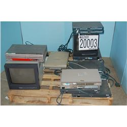 TV monitor, DVD, Network hub/router, scanner, LOCATION AND CONTACT INFORMATION: AREA 2 Craig Jackson