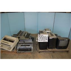 Misc. typewriters, TV/VCR, External Hard Drive, shredder, LOCATION AND CONTACT INFORMATION: AREA 2 C