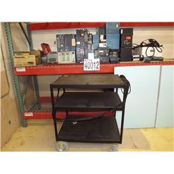 Misc. traffic controllers, distance measurers, Infared thermometer, CRT cart, LOCATION AND CONTACT I