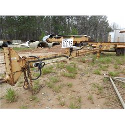 1992 BROOKS BROTHERS 1992 Brooks Pole Trailer 28 1/2' extended, 19 1/2 ' collapsed, pintle hook, LOC