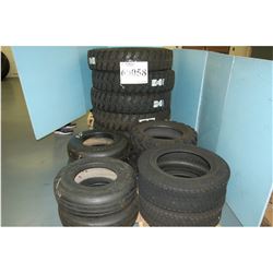 Misc. Tires (5 each - 1000-20 FBLTT CSTM KTRA, 4 each - 27-8 5-15 Turf 4 ply, 4 each - 24 x 7.25-12)