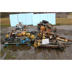 Misc. used tires/rims, misc. shafts, LOCATION AND CONTACT INFORMATION: AREA 7 Troy: Joe Wares, EMS 3