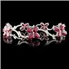 Image 1 : 14K Gold 17.45ct Ruby & 1.14ctw Diamond Bracelet