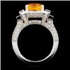 Image 3 : 18K White Gold 2.23ct Sapphire & 1.43ct Diamond Ri