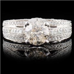 18K White Gold 2.65ctw Diamond Ring