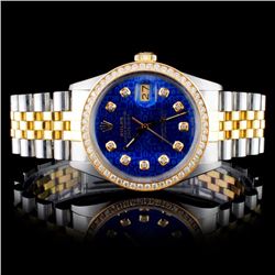 Rolex YG/SS DateJust 1.50ct Diamond Wristwatch