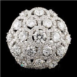 18K Gold 4.45ctw Diamond Ring