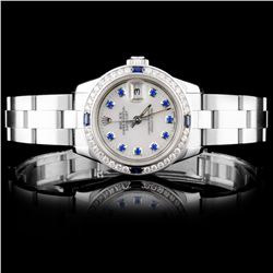 Rolex SS DateJust Diamond Ladies Watch