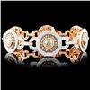 Image 1 : 18K Rose Gold 7.75ctw Diamond Bracelet