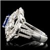 Image 3 : 18K White Gold 1.77ct Tanzanite & 1.91ct Diamond R