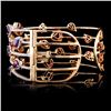 Image 2 : 18K Rose Gold 11.24ct Ruby & 3.42ct Diamond Bangle