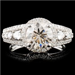 18K Gold 2.13ctw Diamond Ring