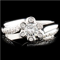 18K Gold 0.35ctw Diamond Ring