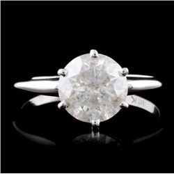 14K White Gold 1.69ct Diamond Ring