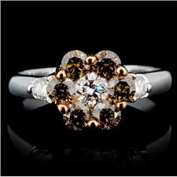14K Gold 0.99ctw Diamond Ring