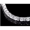 Image 2 : ^18k White Gold 8.70ct Diamond Bracelet