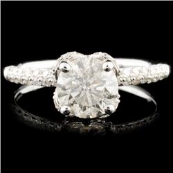 18K Gold 1.58ctw Diamond Ring