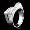 Image 1 : 14K Gold 0.88ctw Diamond Ring