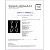 Image 3 : 14K White Gold 4.33ctw Fancy Color Diamond Earring