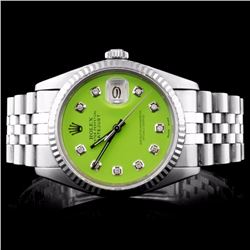 Rolex Stainless Steel DateJust Men's Wristwatch