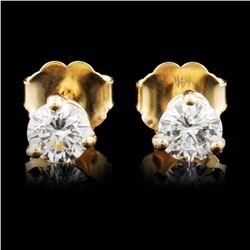 14K Gold 0.46ctw Diamond Earrings