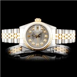 Rolex DateJust Ladies Diamond Wristwatch